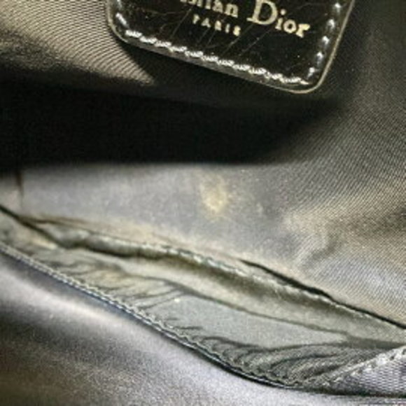 Christian Dior Saddle Pouch Handbag Denim Light Blue Navy Blue - Picture 10 of 12